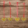 4 Stück Dekorations Herzen "SPATZL" Lebkuchenherz Design Produktbild-Vorschau 5