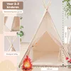 Homeblend Tenda tipi per bambini 120x120x150 cm – Tenda Anteprima dell’immagine prodotto 2