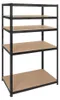 Bigstren 27510 Metalen opbergrek, 5 planken, 180 x 100 x 60 Productafbeelding-voorbeeld 1