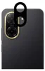 Close-up of the rear camera module of a smartphone, with a black lens protector overlay. Produktbild-Vorschau