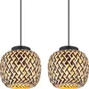 Globo Lighting|Hängeleuchte Metall schwarz matt, 4x E27 LED Produktbild-Vorschau 4