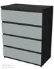 Wallario Möbelfolie / Aufkleber, geeignet für Ikea Malm Produktbild-Vorschau 2