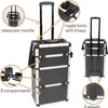 Trolley in alluminio - 370 X 225 X 670 mm - 66,9 L - Nero Anteprima dell’immagine prodotto 9