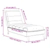 Chaiselongue mit Kissen Dunkelgrau Stoff Produktbild-Vorschau 9