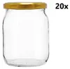Tlakové poháre 540 ml PROFI II číre 20 ks VČETNE ZLATÝCH Náhľad obrázku produktu 1