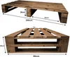 Lermowood Palettenbett M2 90 x 200 cm Eiche Holzbett Produktbild-Vorschau 5