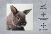 MuchoWow® Mauspad Mousepad Kaninchen - Haustier - Porträt Produktbild-Vorschau 2