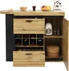 MODFU Uitschuifbare eettafel 138–220 cm, keukentafel, bar Productafbeelding-voorbeeld 11