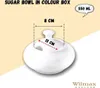 Sucrier Wilmax avec couvercle, 550 ml, porcelaine blanche Voir les images du produit 3
