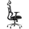 Otočná ergonomická kancelárska stolička TREX, hliníková Náhľad obrázku produktu 4