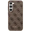 Guess 4G Metal Logo - Samsung Galaxy S23 Hülle (Braun) Produktbild-Vorschau 4