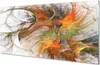 Glasbilder 120x60 Wandkunst Bunte geometrische Fraktale Produktbild-Vorschau 1