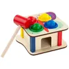 Montessori Hammer Spiel Holzhammer + Hammerschlag Bunt Produktbild-Vorschau 2