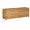 vidaXL Lit surélevé 150x40x55 cm teck vieux bois et acier Voir les images du produit 20