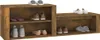 vidaXL Botník kouřový dub 150x35x45 cm odvozený výrobek ze Náhled obrázku produktu 4