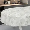 Tischdecke Wachstuch Ornamente Grau Robust Wasserabweisend Produktbild-Vorschau 2