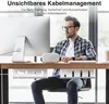 Jayseuw 2er Set Kabelmanagement 5 KG Tragkraft Untertisch Produktbild-Vorschau 4