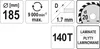 YATO, Modell YT-60631, Kreissägeblatt de 18,5 cm, 1 Stück, Produktbild-Vorschau 3