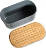 KESPER Brotbox grau38501, 34x20x14,5 cm – Brotkasten aus Produktbild-Vorschau 4