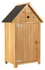 Capanno da giardino Wiltec stretto in legno di abete rosso Anteprima dell’immagine prodotto 9