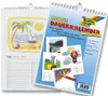 A product image showing a DIY calendar kit with various craft elements and a sample calendar page. Anteprima dell’immagine prodotto