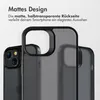 Accezz Rugged Frosted Back Cover iPhone 14 - Schwarz Produktbild-Vorschau 5