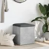 Lavice s úložným prostorem betonová šedá 42x42x45 cm Náhled obrázku produktu 3