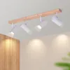 ZMH Deckenstrahler, 4-licht, inbouwspots, houten Productafbeelding-voorbeeld 10