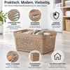 Plastard Wäschekorb 2er Set 30 Liter Beige aus Kunststoff Produktbild-Vorschau 2