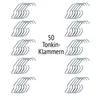Pflanzenklammern 50er Set, geeignet für Bambusstäbe 8-16 mm Produktbild-Vorschau 2