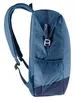 A side view of a blue backpack against a white background. Produktbild-Vorschau