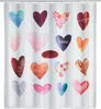 WENKO Dusch Vorhang Badewannen 180x200 cm LOVE HERZ Motiv Produktbild-Vorschau 1
