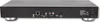 The back panel of a black electronic device with various ports and a power switch. Produktbild-Vorschau