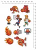 STICKER ETIKETTEN HEFT 10 St. - Basketball Sport Fußball Produktbild-Vorschau 2