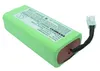 A close-up, angled view of a green battery pack with a white connector and black wire. Voir les images du produit