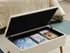 Theo&Cleo Sitzbank Polsterbank mit Stauraum  Footstool Produktbild-Vorschau 2