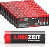 Langzeit Batterien AA 100 Stück Alkaline Mignon LR06 1,5V Produktbild-Vorschau 1