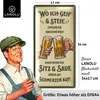 Retro Blechschild Bier, lustige Schilder mit Sprüchen als Produktbild-Vorschau 3