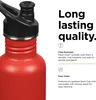 800ml Kanteen®Classic (tappo sportivo) Rosso Resistente ai Anteprima dell’immagine prodotto 4