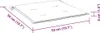 Gartenstuhl-Kissen 4 Stk. Rosa 50x50x3 cm Stoff , Produktbild-Vorschau 7