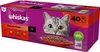A box of Whiskas cat food pouches. Voir les images du produit