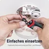 Hands inserting a 9V battery into a smoke detector. Anteprima dell’immagine prodotto