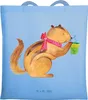 Mr. & Mrs. Panda Tote Bag Eichhörnchen Smoothie - Sky Blue Produktbild-Vorschau 1