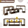 Product dimensions and weight capacity diagram for a TV stand. Produktbild-Vorschau
