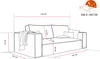 Idohome Freistehendes Polstersofa BALI Sofa mit Produktbild-Vorschau 7