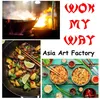 WOK PFANNE 36 cm flacher Boden Wokpfanne Gastronomie, AAF Produktbild-Vorschau 3