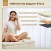 HOMCOM Sitzbank mit Stauraum Polsterbank mit Fleece-Optik, Produktbild-Vorschau 5