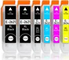A product shot of six ink cartridges lined up. Produktbild-Vorschau