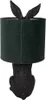 Clayre & Eef Tischlampe Kaninchen Ø 20x43 cm Schwarz Grün Produktbild-Vorschau 3