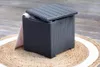 Aufbewahrungsbox 3in1 Schwarz Beistelltisch Hocker Produktbild-Vorschau 5